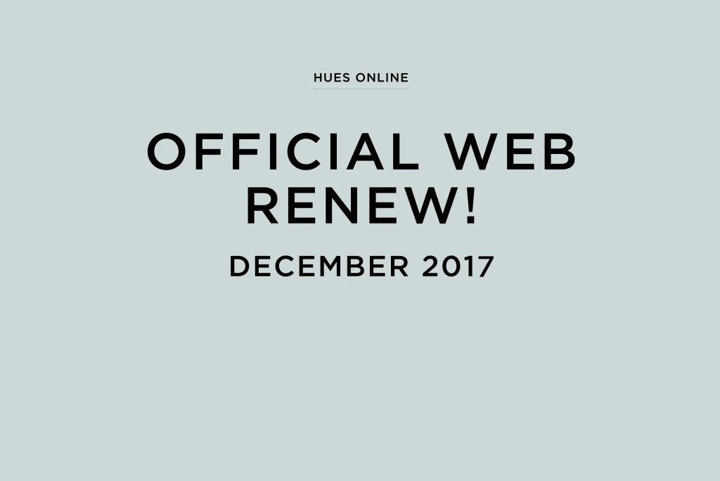 HUES OFFICIAL WEB RENEW!!!