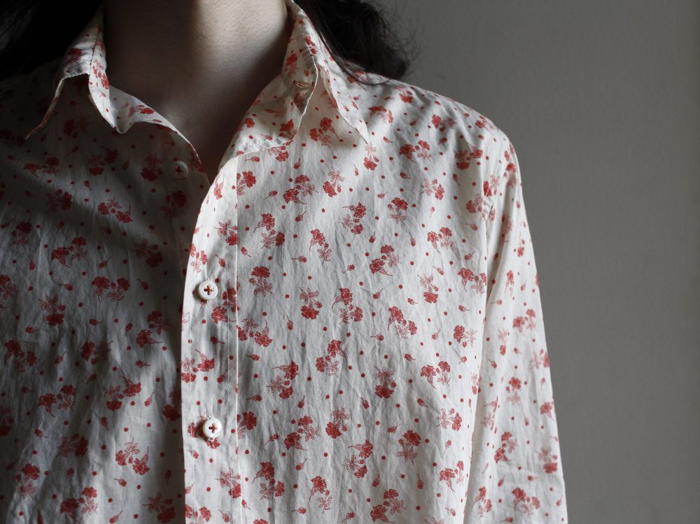 Geoffrey B.Small  handmade classic floral shirt