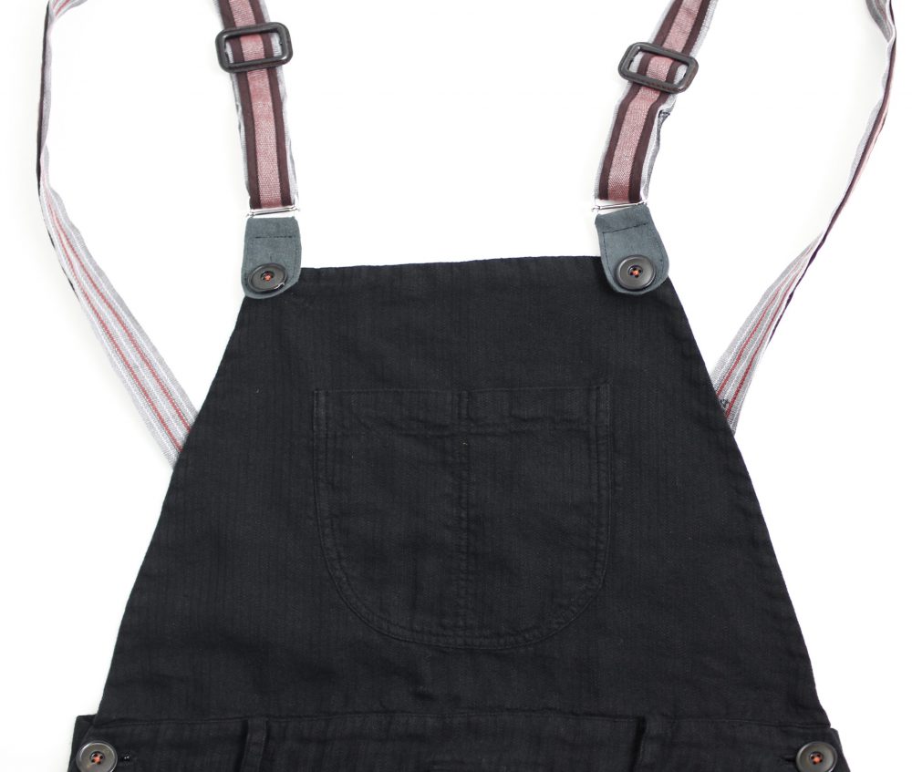 Geoffrey B.Small  angler’s patch chest pocket suspenders overall