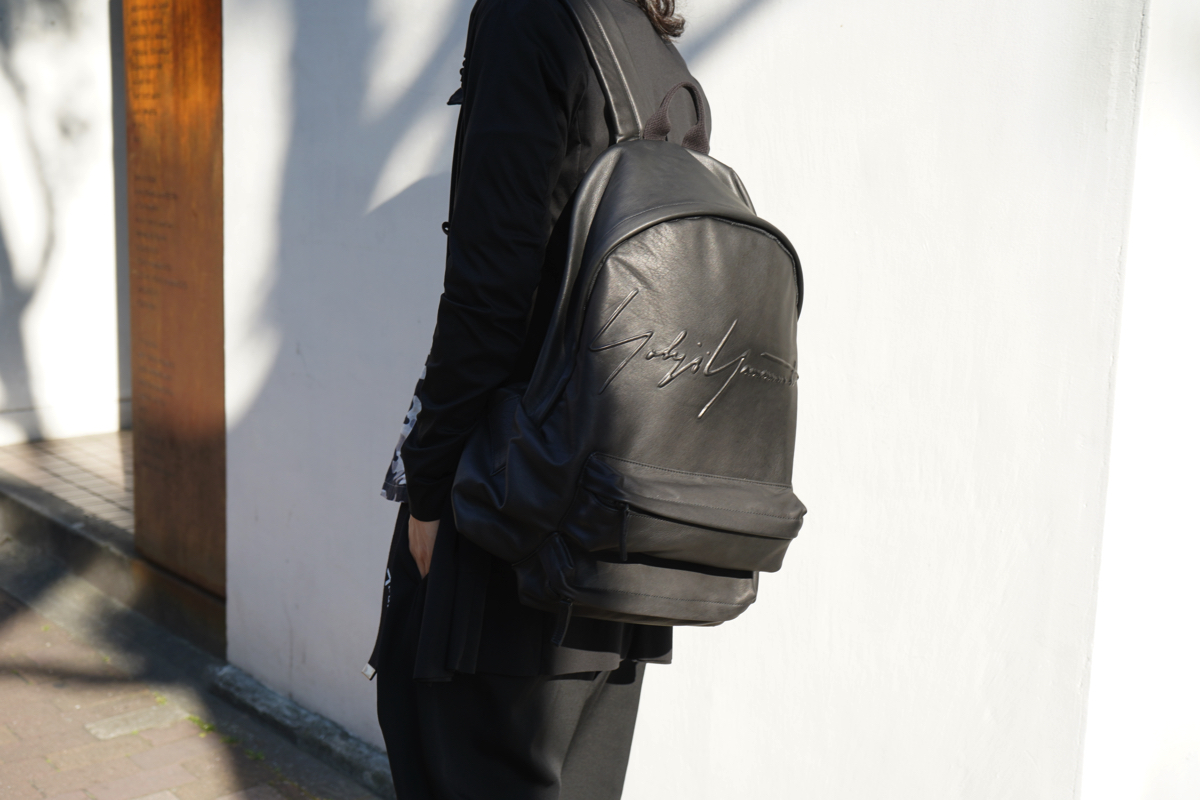 YOHJI YAMAMOTO Leather Back Pack