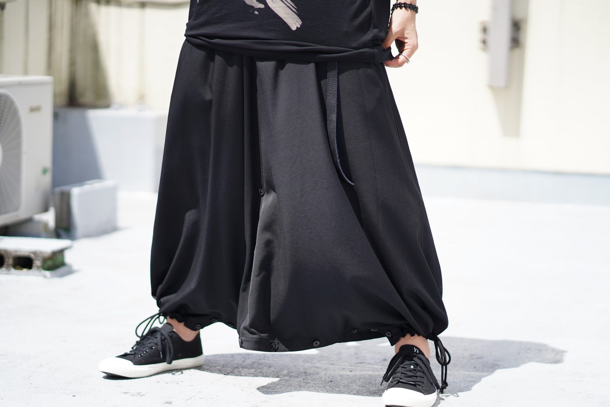 YOHJI YAMAMOTO Sarouel Skirt Pants | HUES 福岡セレクトショップ