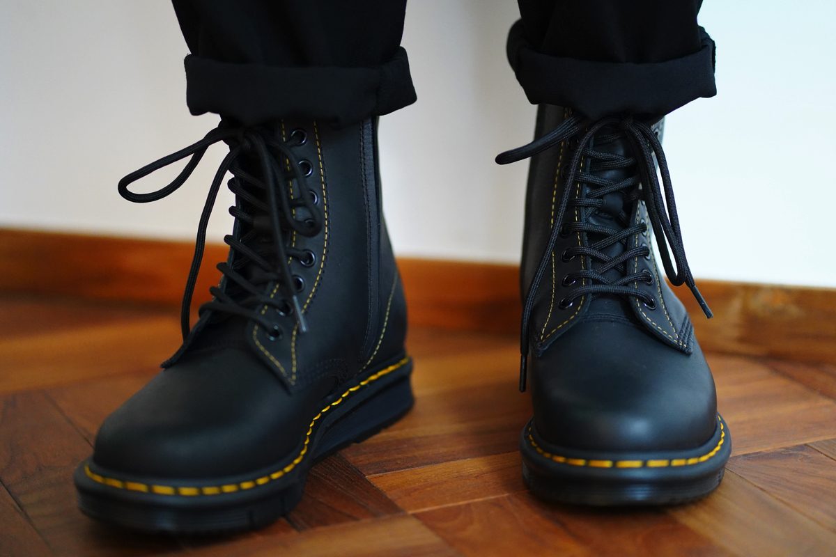 Dr.Martens×Yohji Yamamoto CUBEFLEX 10hole Boots | HUES 福岡セレクトショップ