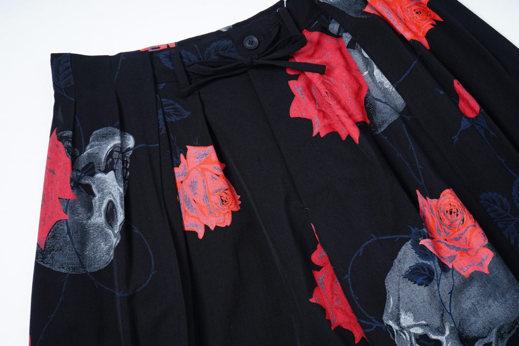 YOHJI YAMAMOTO LIMITED Scull&Rose Wrap Balloon Pants 9.22 Drop!!  vol,1