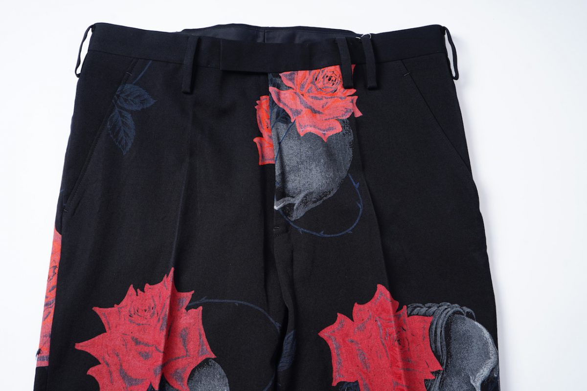 YOHJI YAMAMOTO LIMITED Scull&Rose Zip Pants 9.22 Drop!!