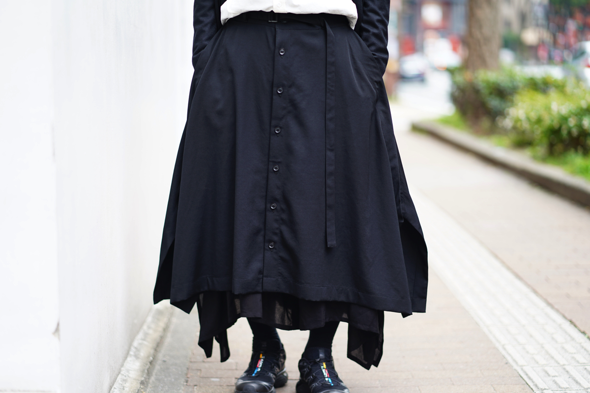 YOHJI YAMAMOTO BAT Skirt Pants | HUES 福岡セレクトショップ