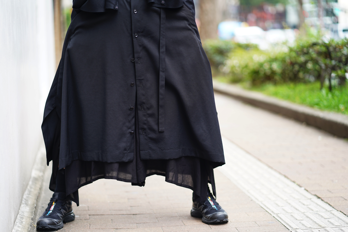 YOHJI YAMAMOTO BAT Skirt Pants | HUES 福岡セレクトショップ