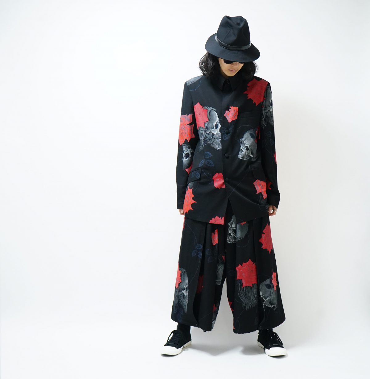 YOHJI YAMAMOTO LIMITED Scull&Rose Zip Jacket 9.22 Drop! | HUES 