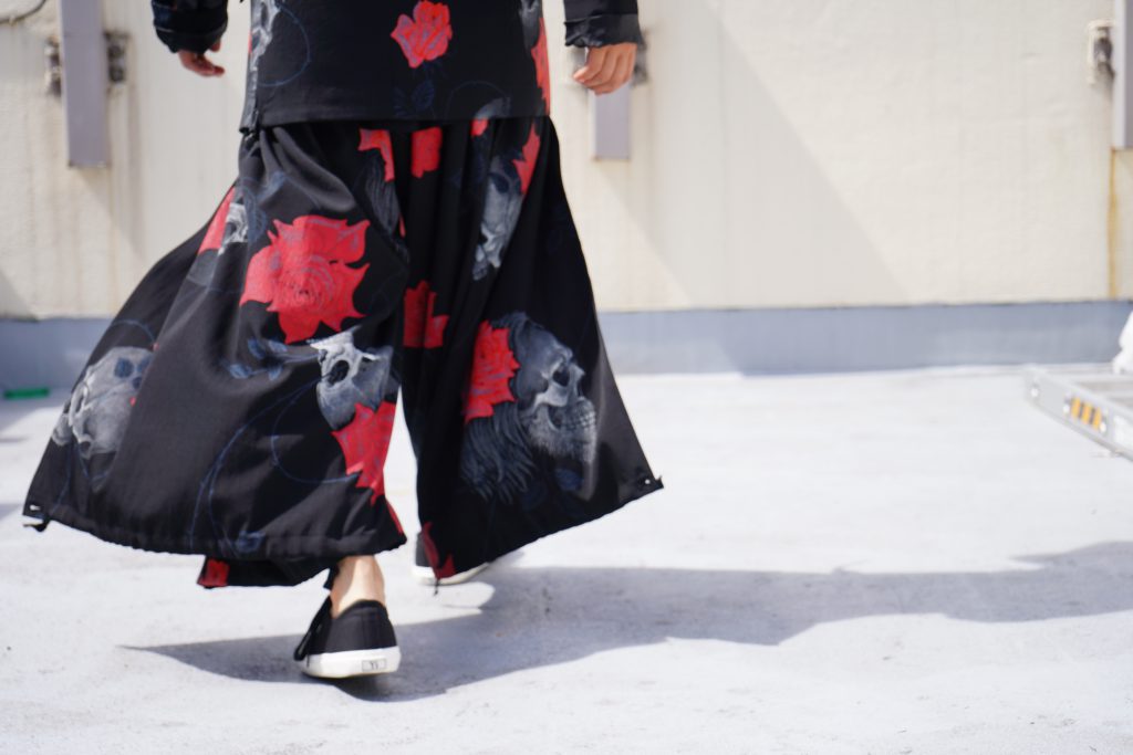 YOHJI YAMAMOTO LIMITED Scull&Rose Wrap Balloon Pants 9.22 Drop!!  vol,2