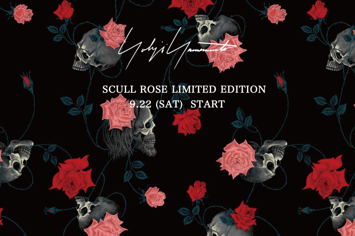 YOHJI YAMAMOTO POUR HOMME  LIMITED Scull&Rose  9.22 drop!!