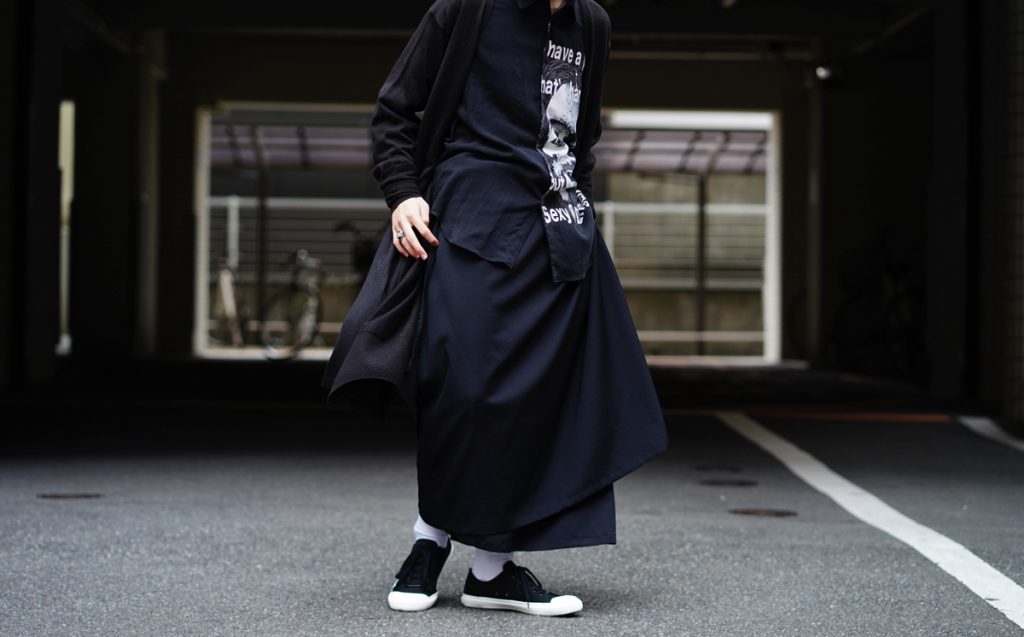 YOHJI YAMAMOTO Front Gathered Skirt