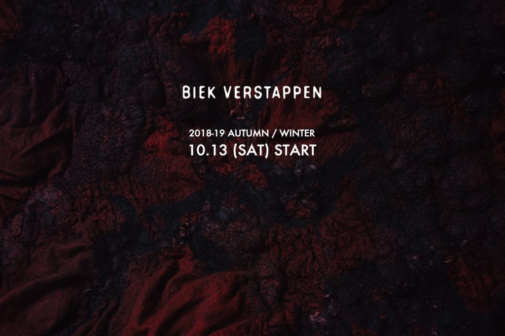 BIEK VERSTAPPEN  2018-19A/W Collection 10.13 Start!!