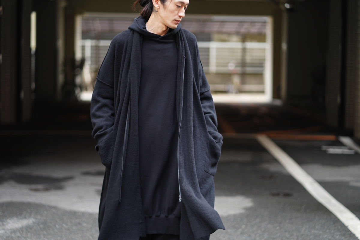 RAGNE KIKAS for YOHJI YAMAMOTO Zip Up Knit | HUES 福岡セレクトショップ