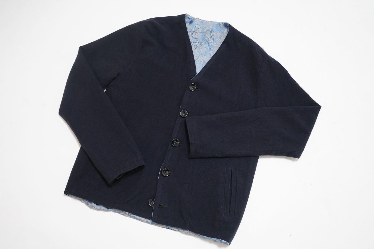 GEOFFREY B. SMALL／handmad cardigan(dyed)