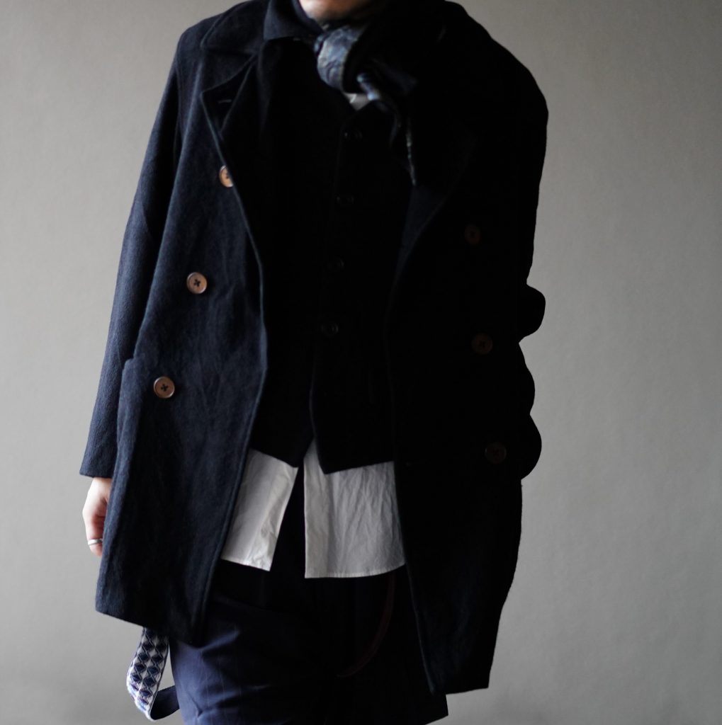 Geoffrey B.Small  double-breasted atelier work jacket