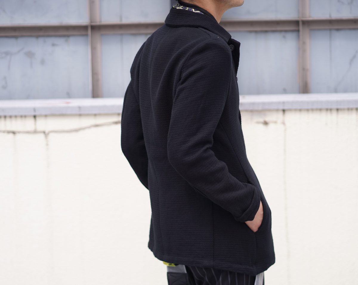 Geoffrey B.Small fly-front extended length tailored blouson jacket | HUES  福岡セレクトショップ