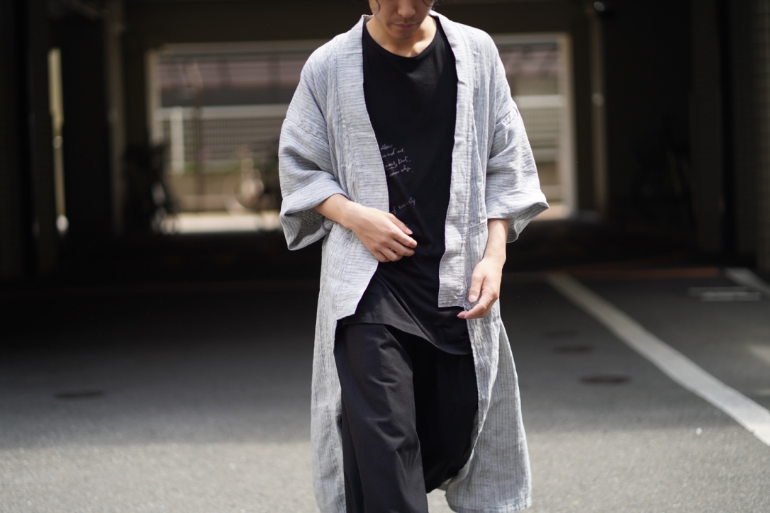 Porter Classic  Linen Stripe Yabo Yukata 