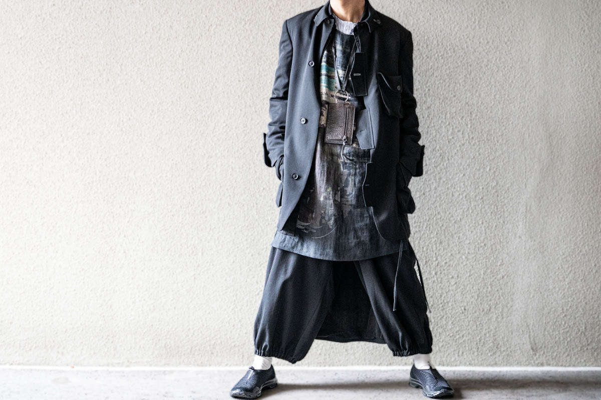 YOHJI YAMAMOTO Gather Pants | HUES 福岡セレクトショップ