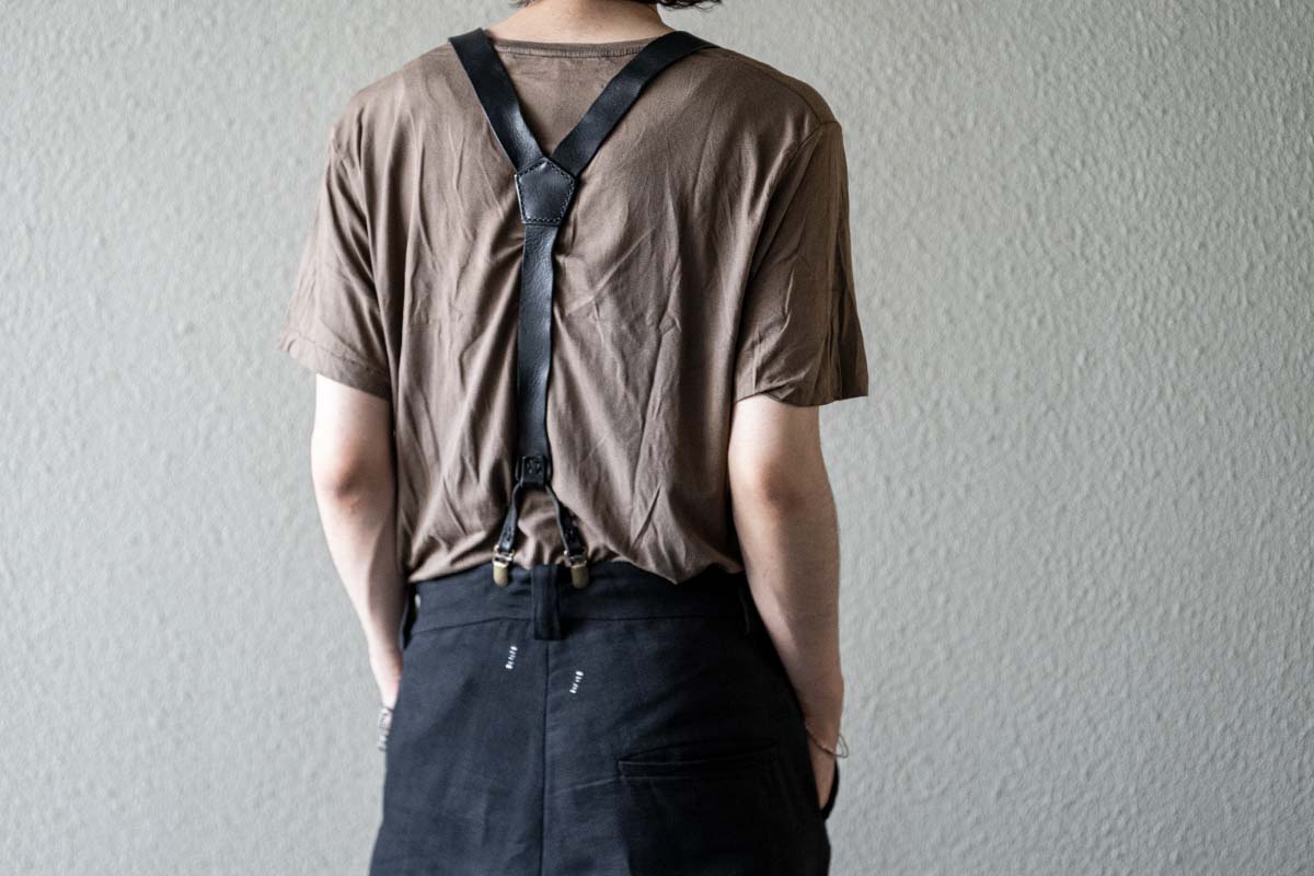 ARAKI YUU Leather Suspender | HUES 福岡セレクトショップ