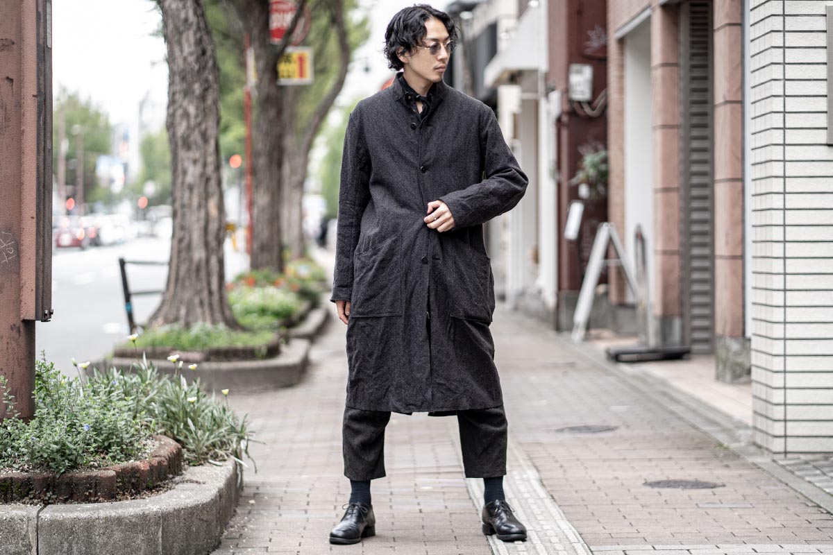 ARAKI YUU 2020-21AW Row Cut Atelier Coat | HUES 福岡セレクトショップ