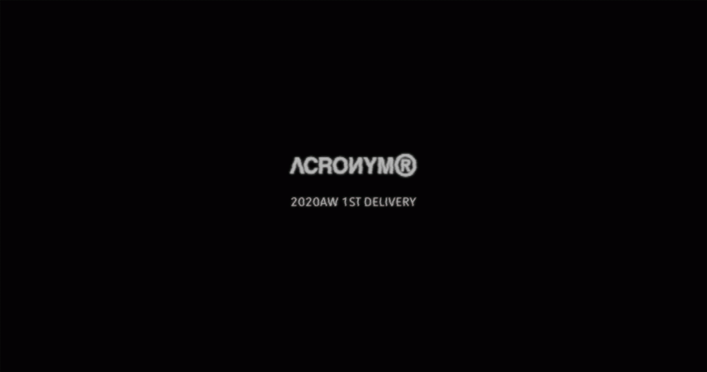 ΛCROИYM®-アクロニウム- AW20-21 (‪27.Oct‬) Drop Start !!!