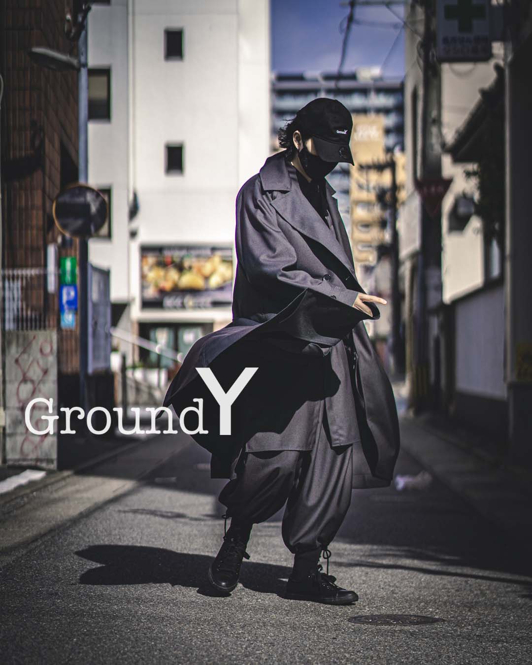 Ground Y 2021年春夏 ラグランビッグコート | HUES 福岡セレクトショップ