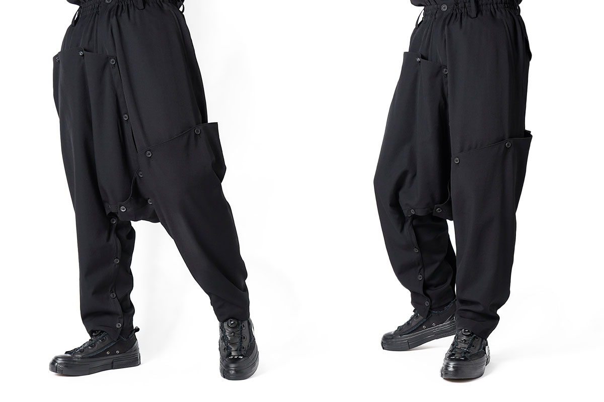 ヨウジヤマモト 21SS Cover Sarrouel Pants | HUES 福岡セレクトショップ