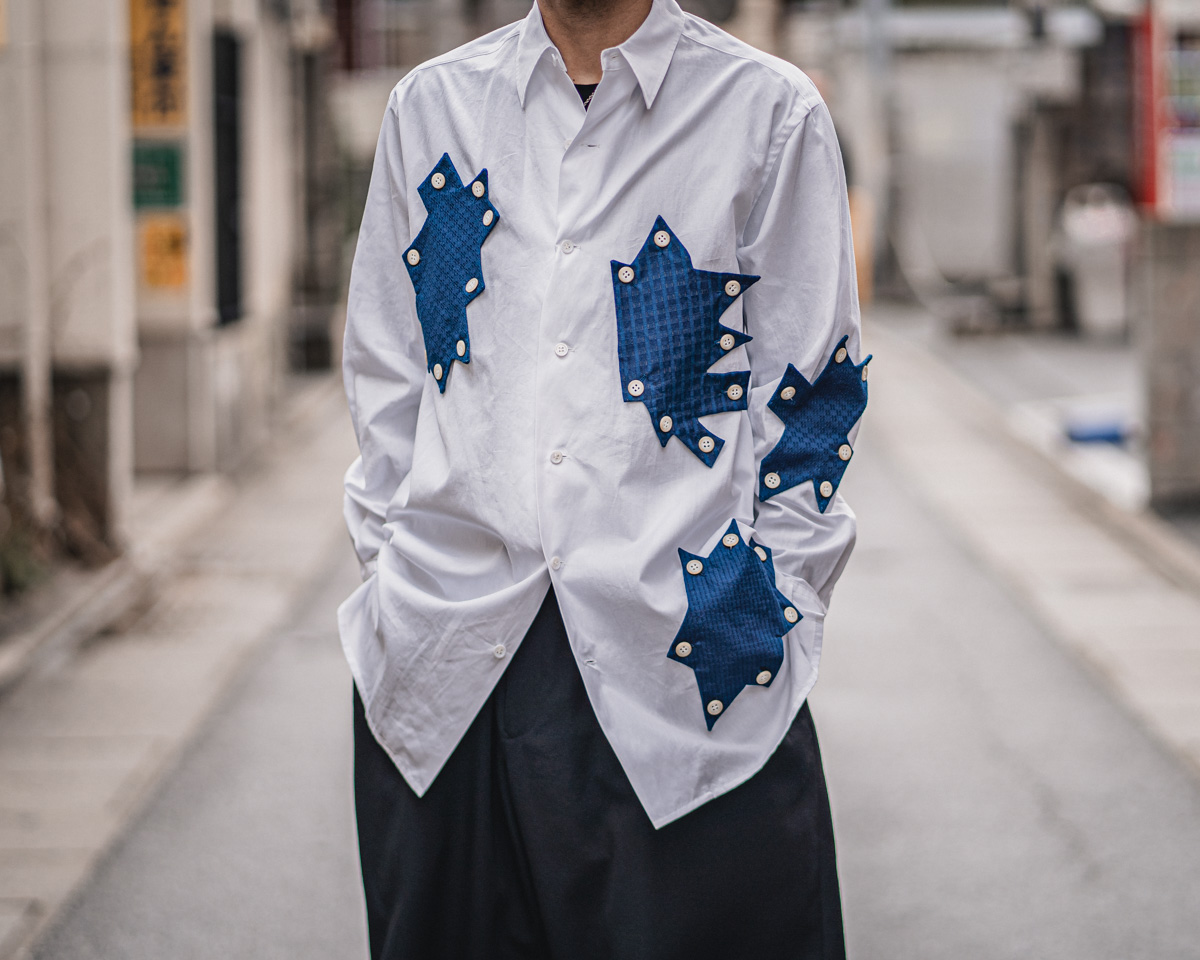 ヨウジヤマモト 21SS Detachable Patch Shirt | HUES 福岡セレクトショップ