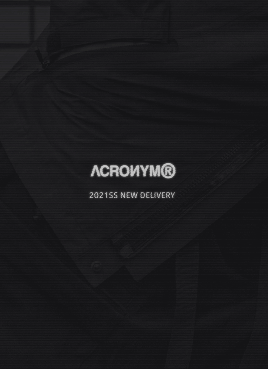 ACRONYM®-アクロニウム- SS21 (‪3.23.Tue‬) Start !!!