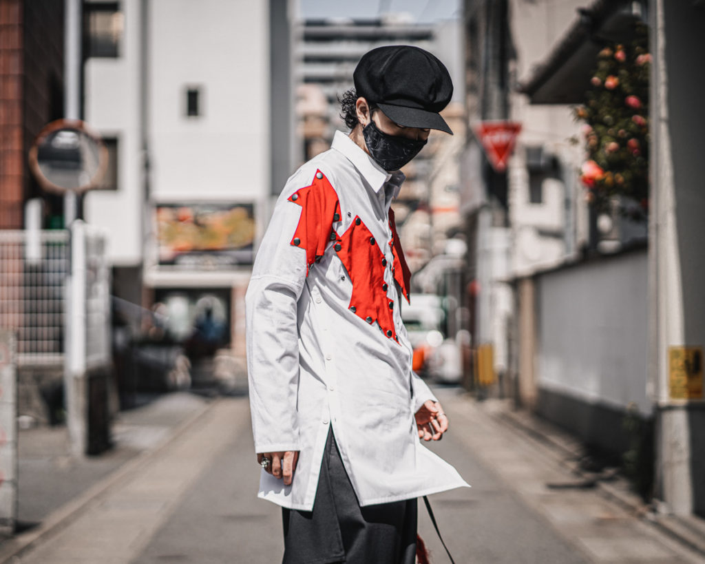 Yohji Yamamoto - ヨウジヤマモトオム 23ssノーカラーシャツの+
