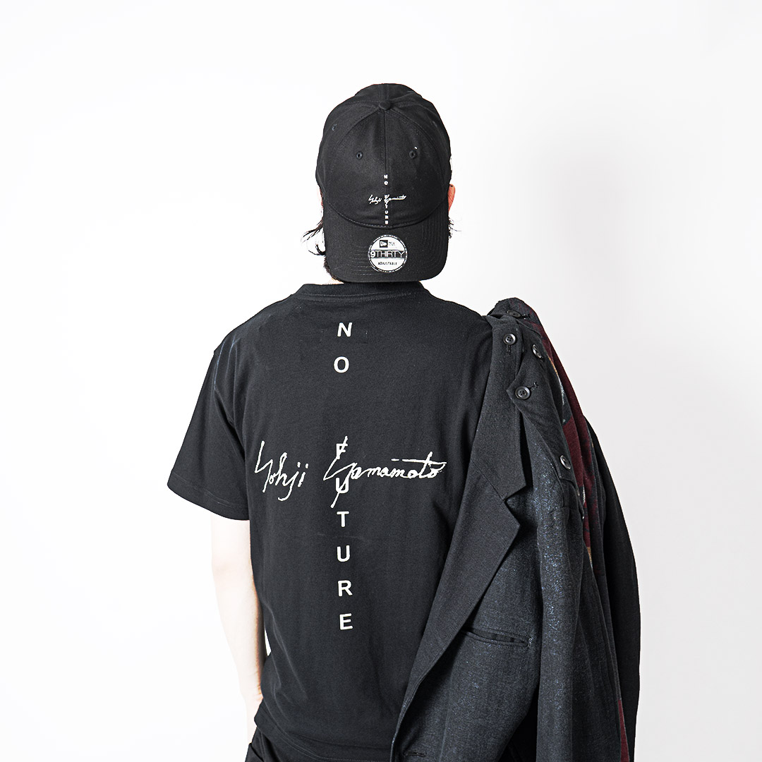 YOHJI YAMAMOTO × NEW ERA “NO FUTURE”キャップTシャツ | HUES 福岡セレクトショップ