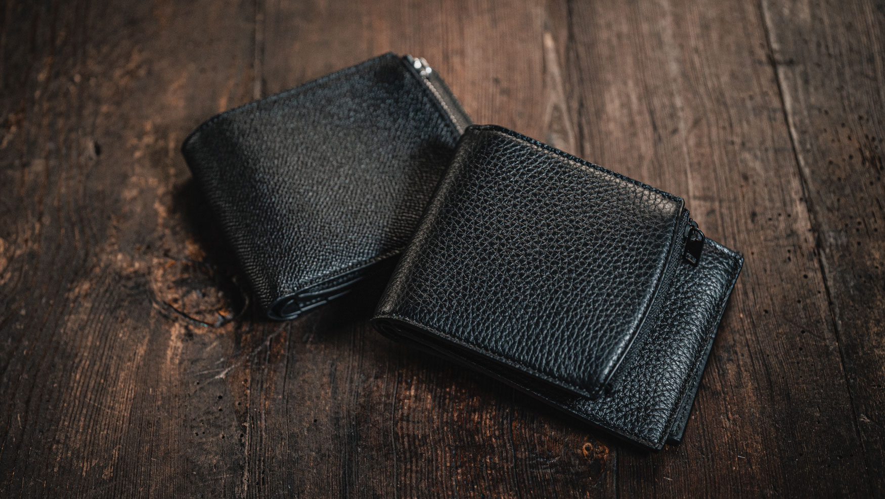 MAISON MARGIELA 21-22AW BI-FOLD ZIP WALLET