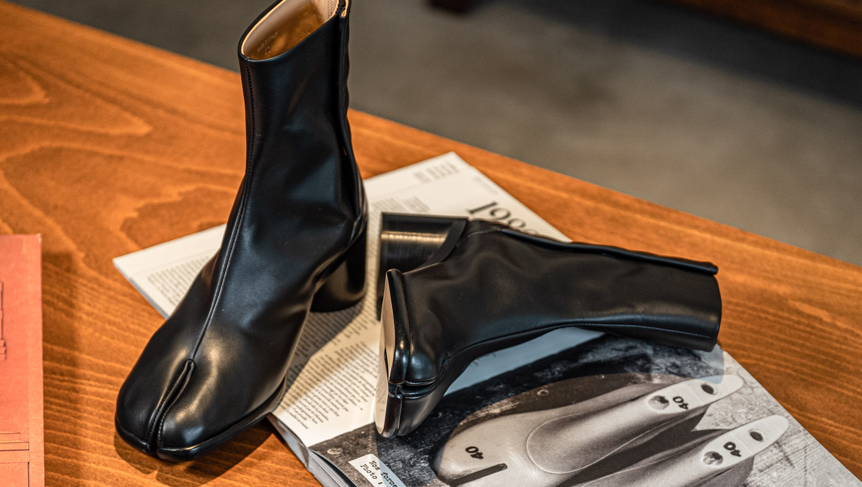 MAISON MARGIELA 21AW TABI 6cm HEEL BOOTS