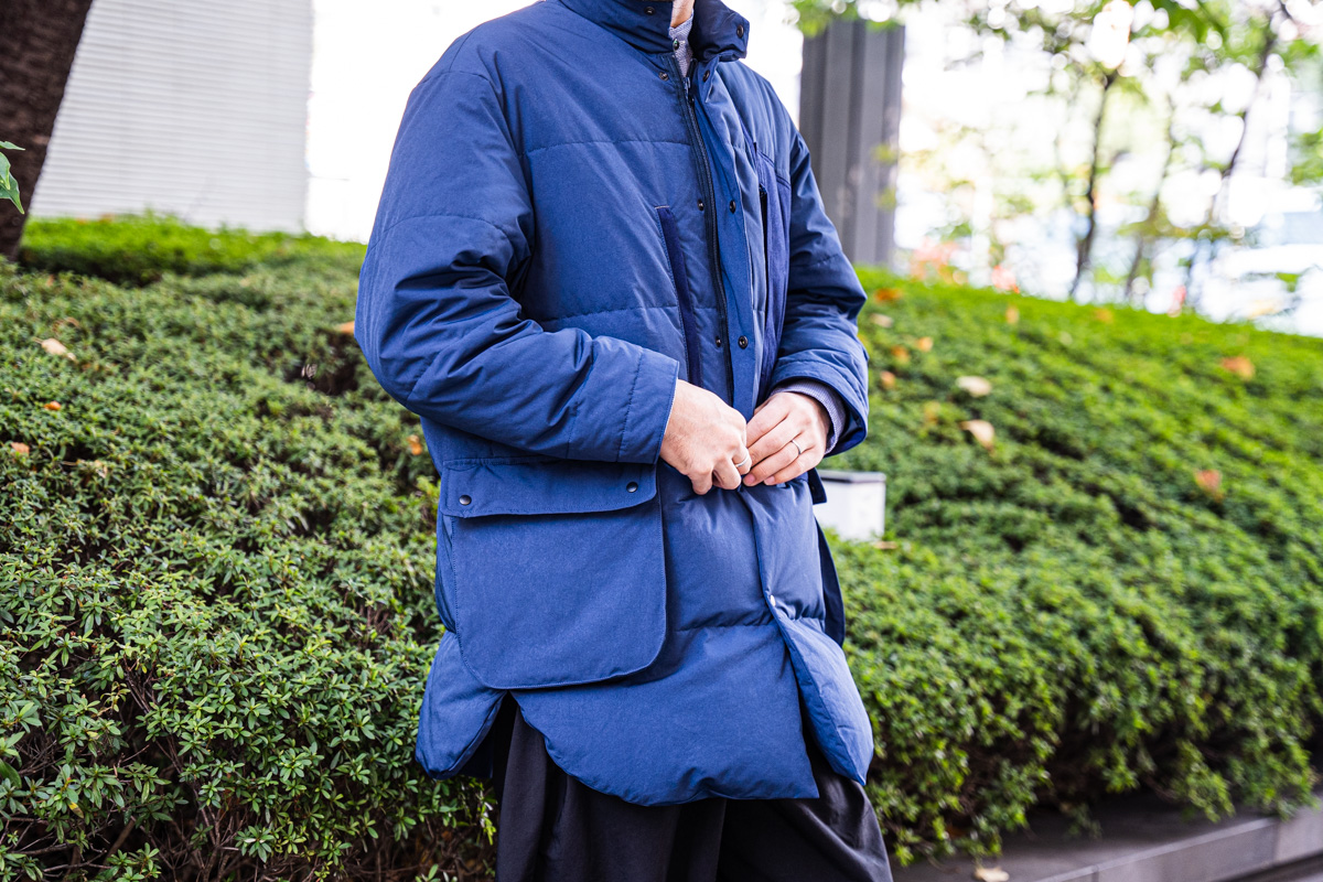 ポータークラシックのウェザーダウン シャツジャケット | HUES 福岡 