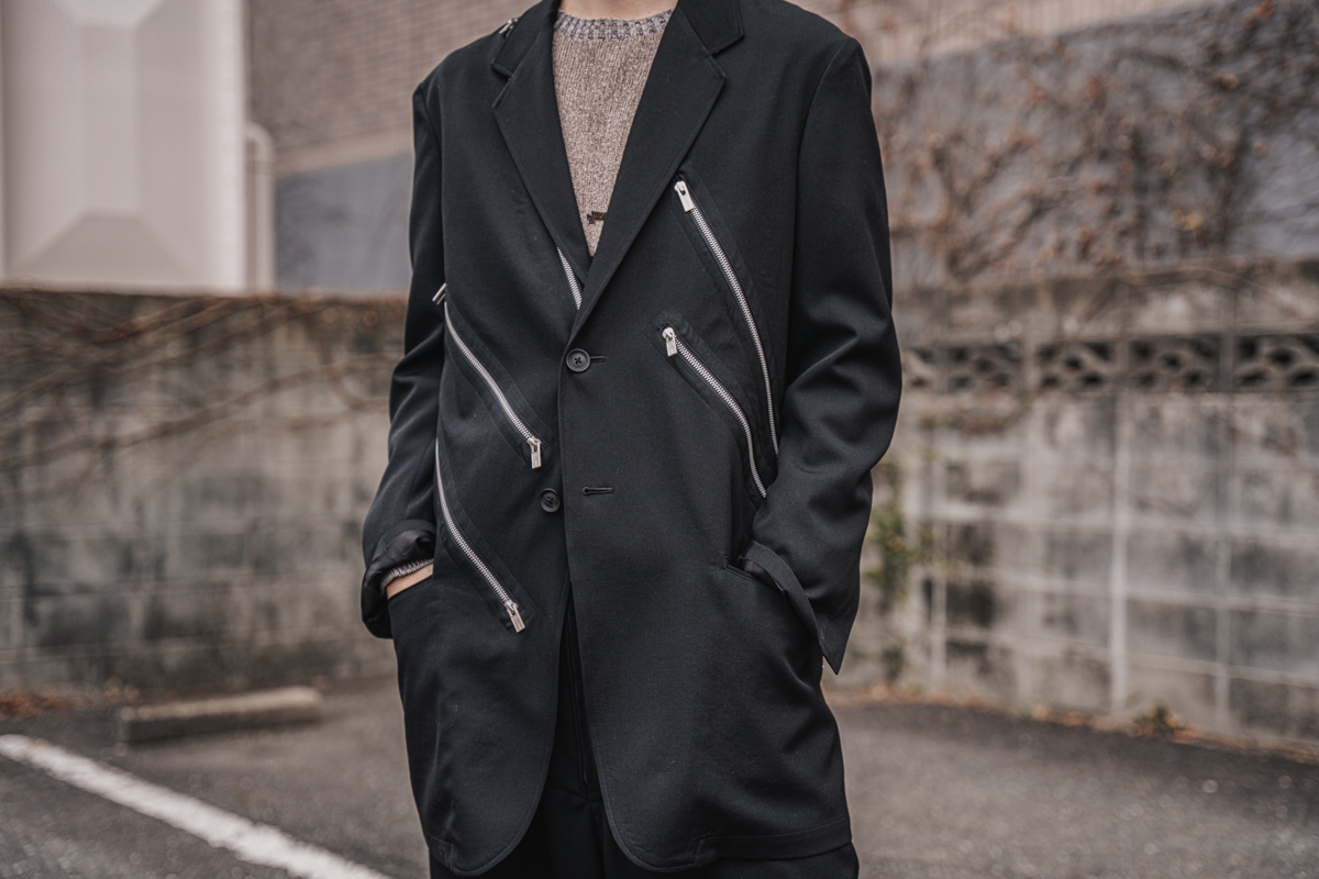 YOHJI YAMAMOTO 22SS FASTENER JACKET | HUES 福岡セレクトショップ