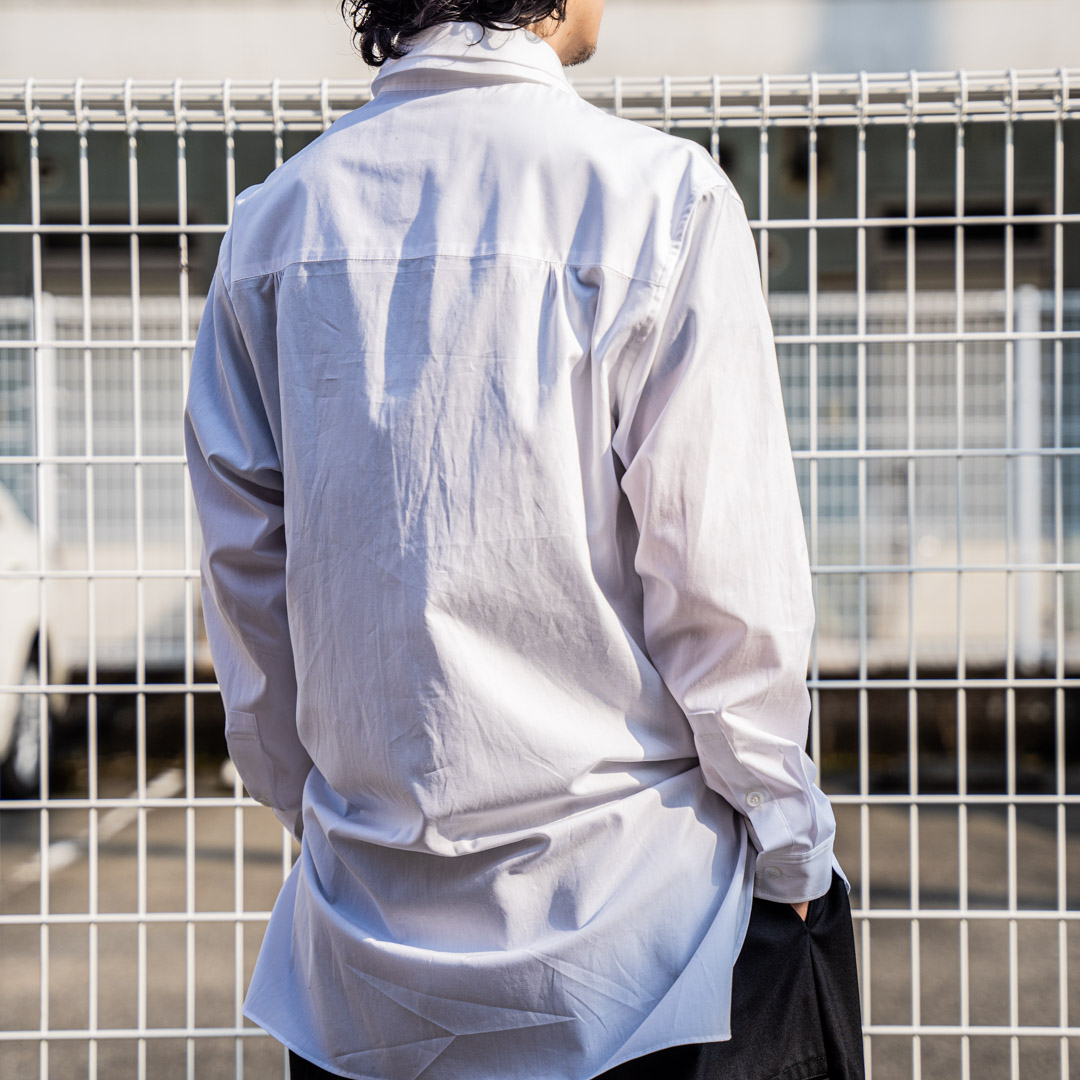 ヨウジヤマモト2022AW 二重襟ストール付きシャツ | HUES 福岡セレクト 