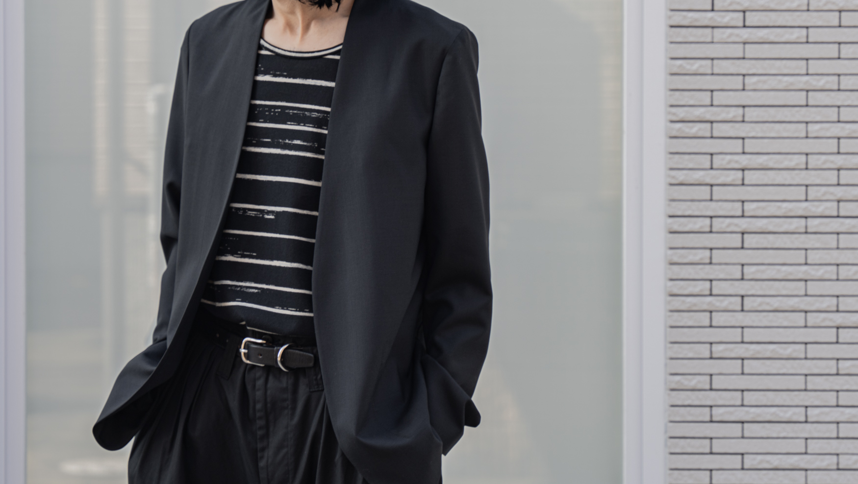 MAISON MARGIELA NO COLLAR JACKET