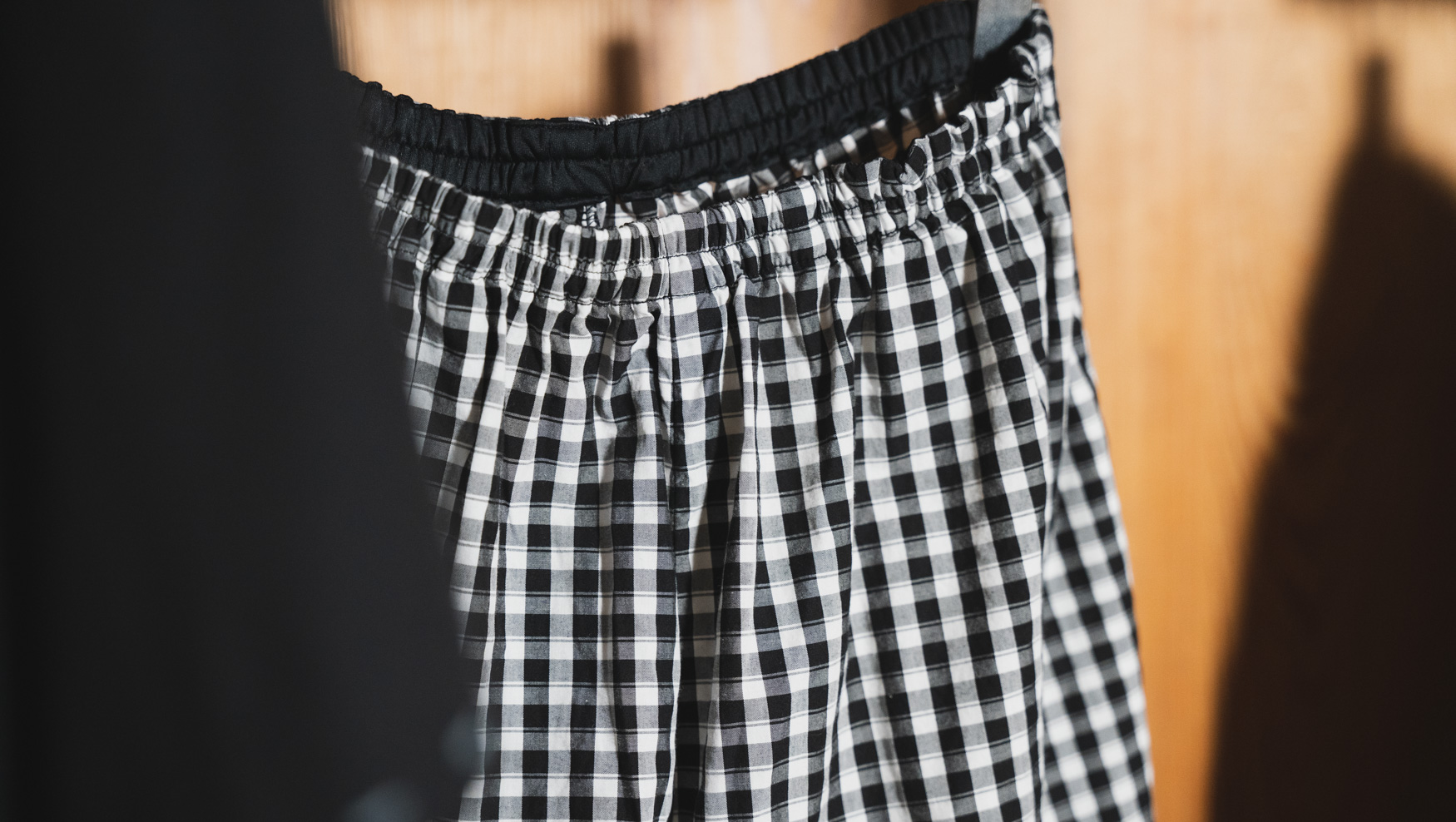 PORTER CLASSIC GINGHAM CHECK PANTS