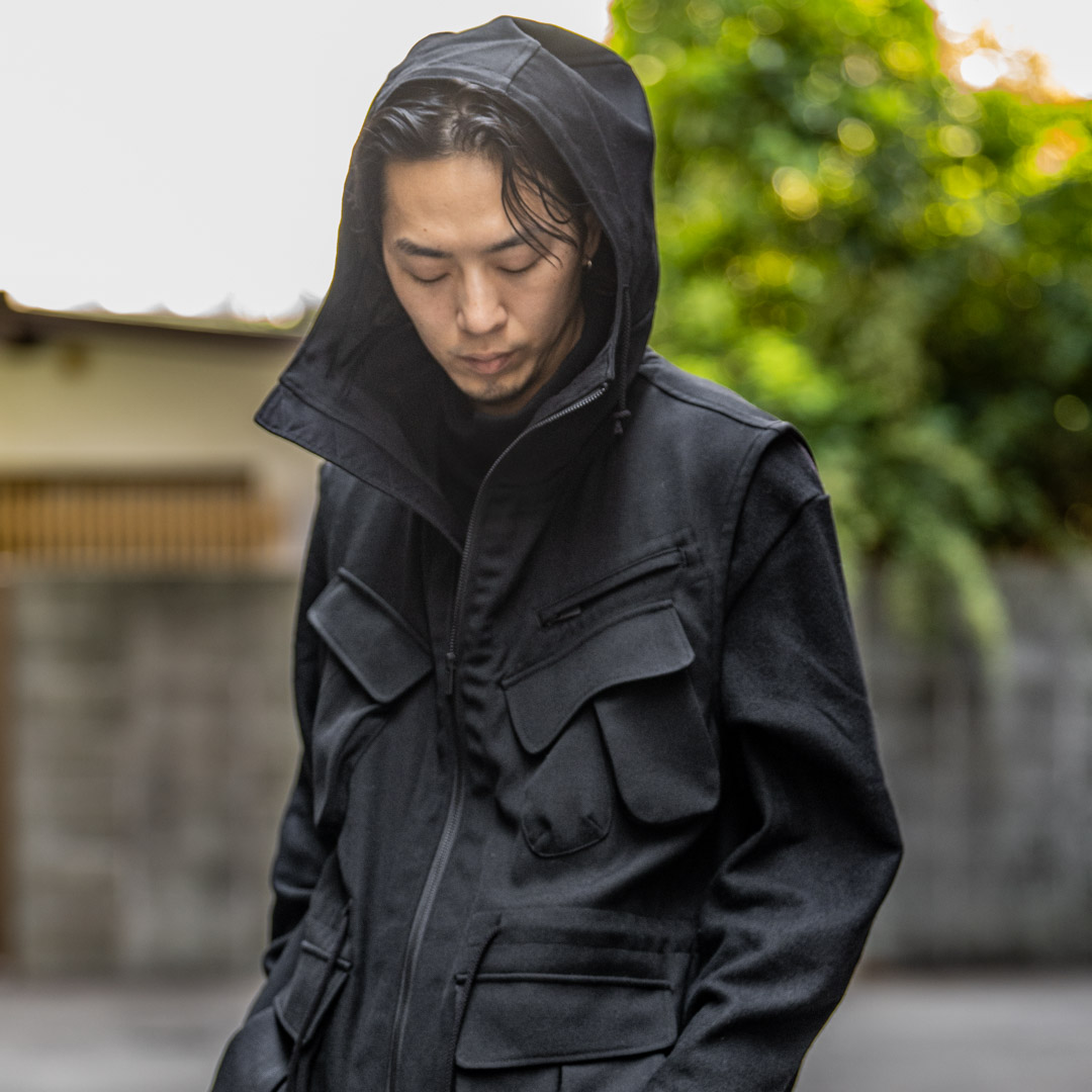 注意事項yohji yamamoto 22AW Military Hood Vest - ベスト