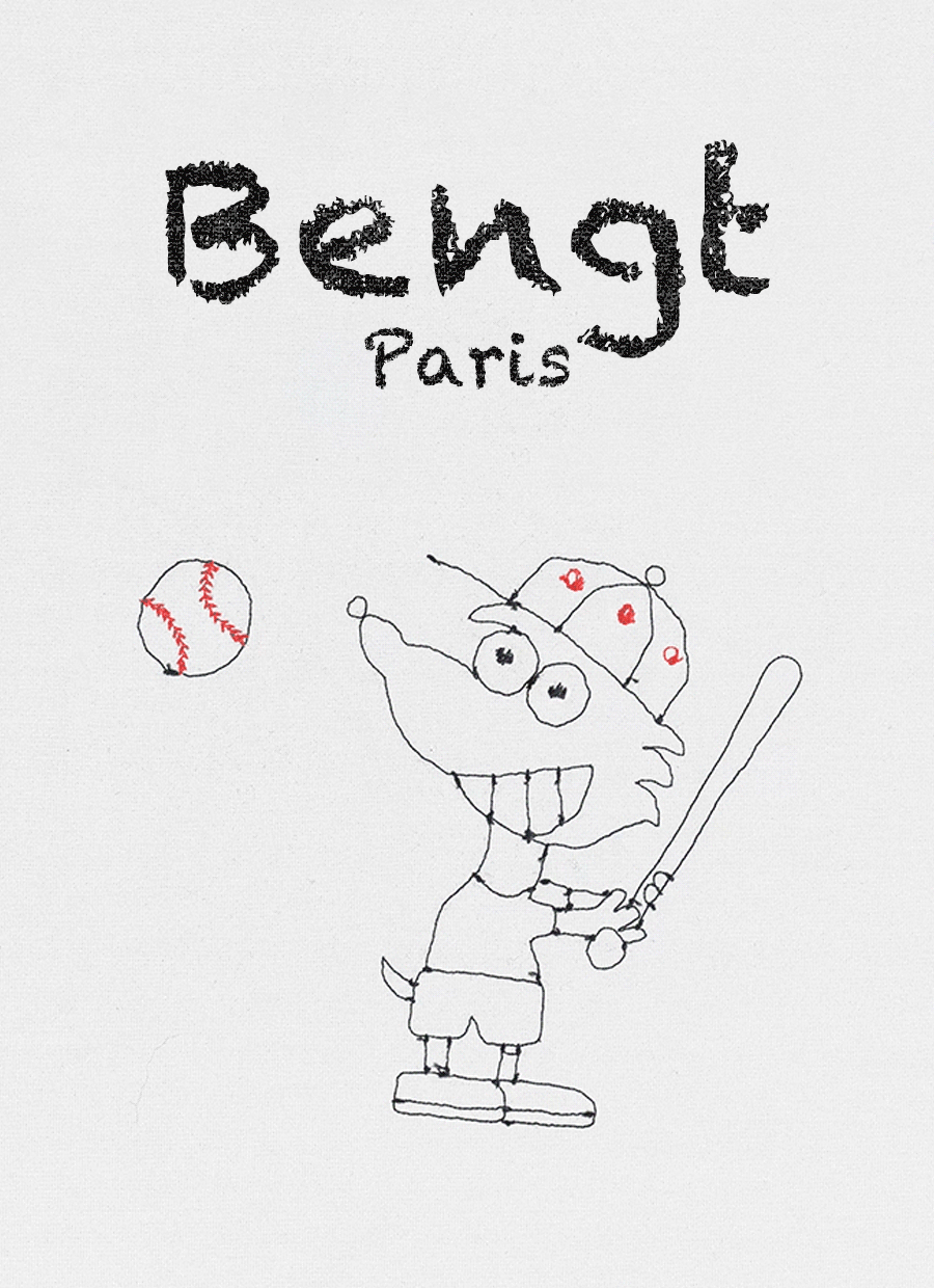 ベンクト パリの刺繍Tシャツ&スウェット 発売開始