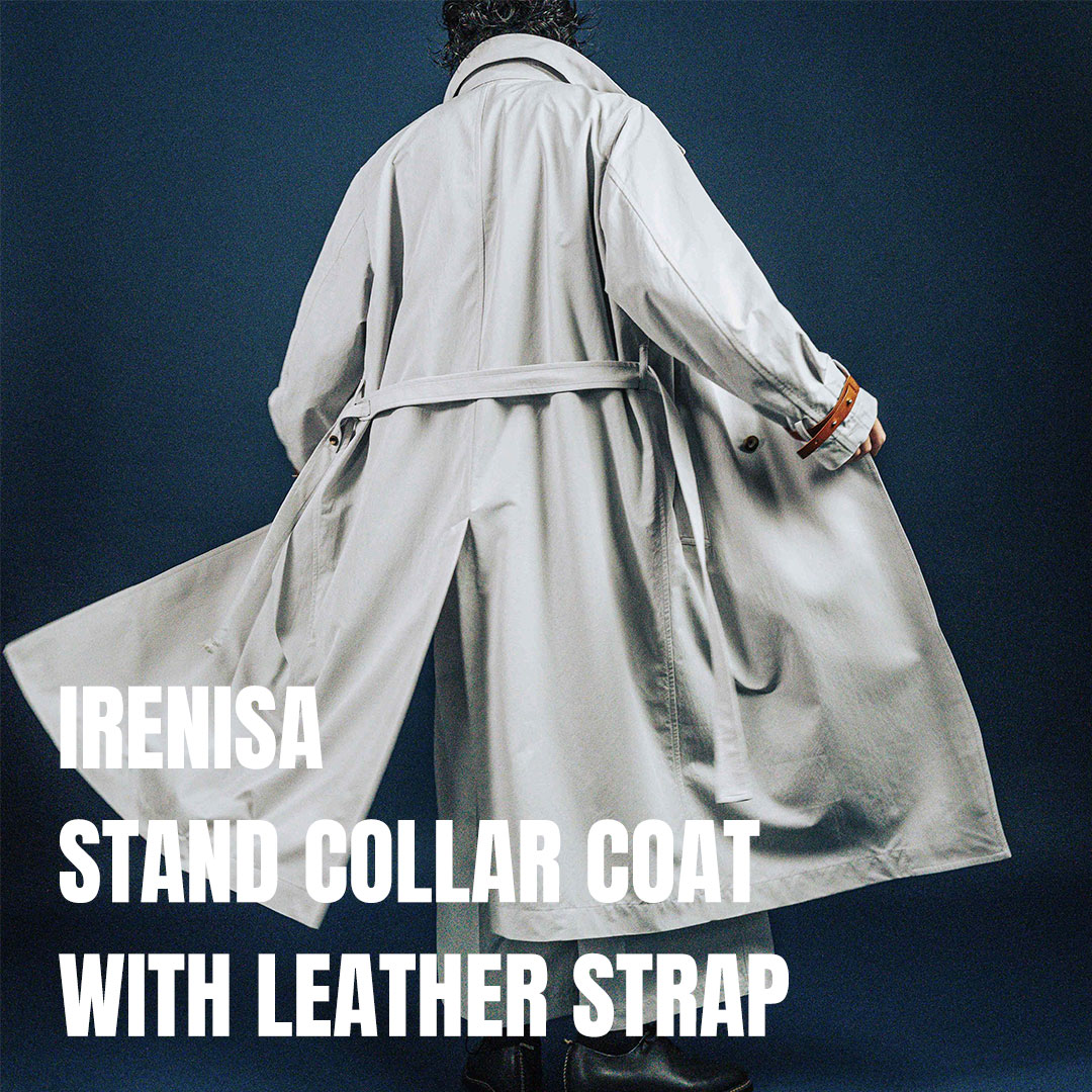 イレニサのスタンドカラーコート