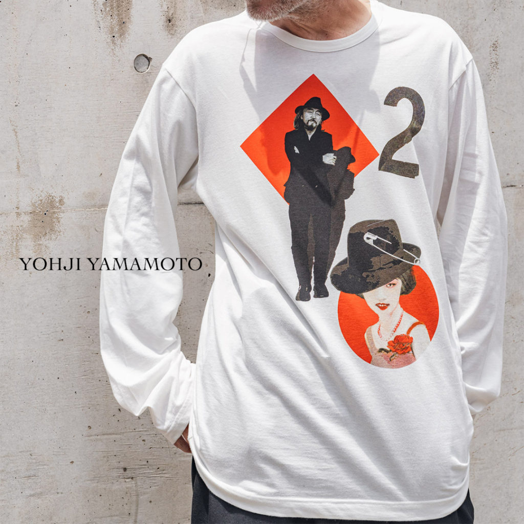 ヨウジヤマモトのプリントカットソー