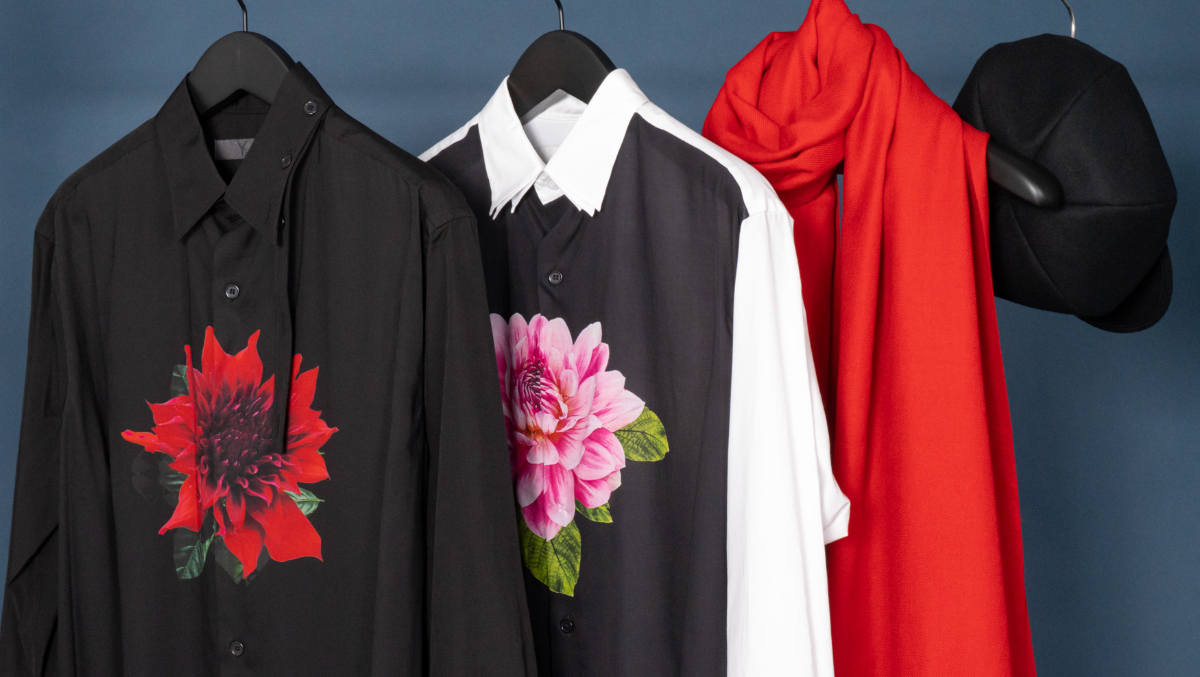 Y’S FOR MEN 25AW FLOWER PRINT SHIRT