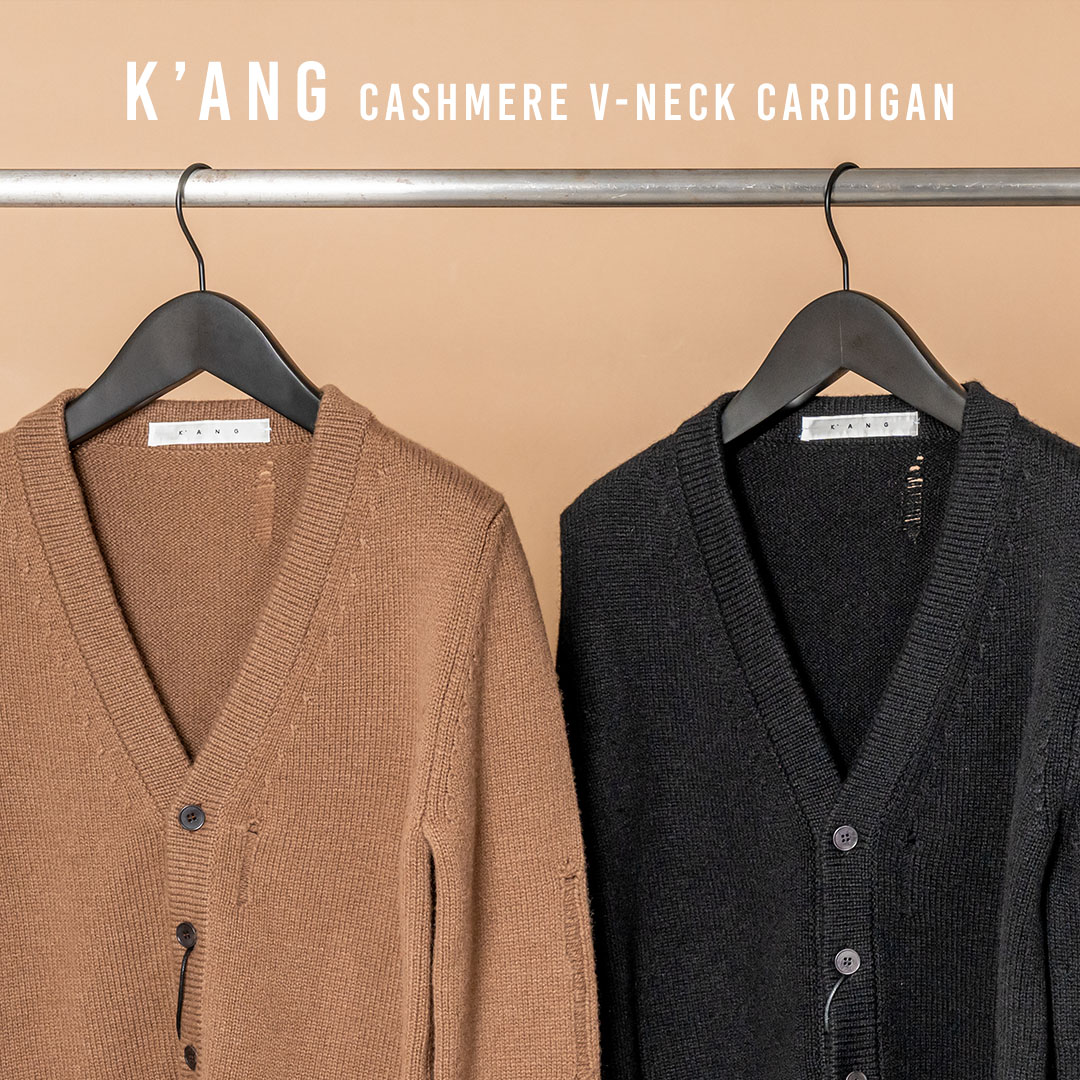 カングのカシミアカーディガン