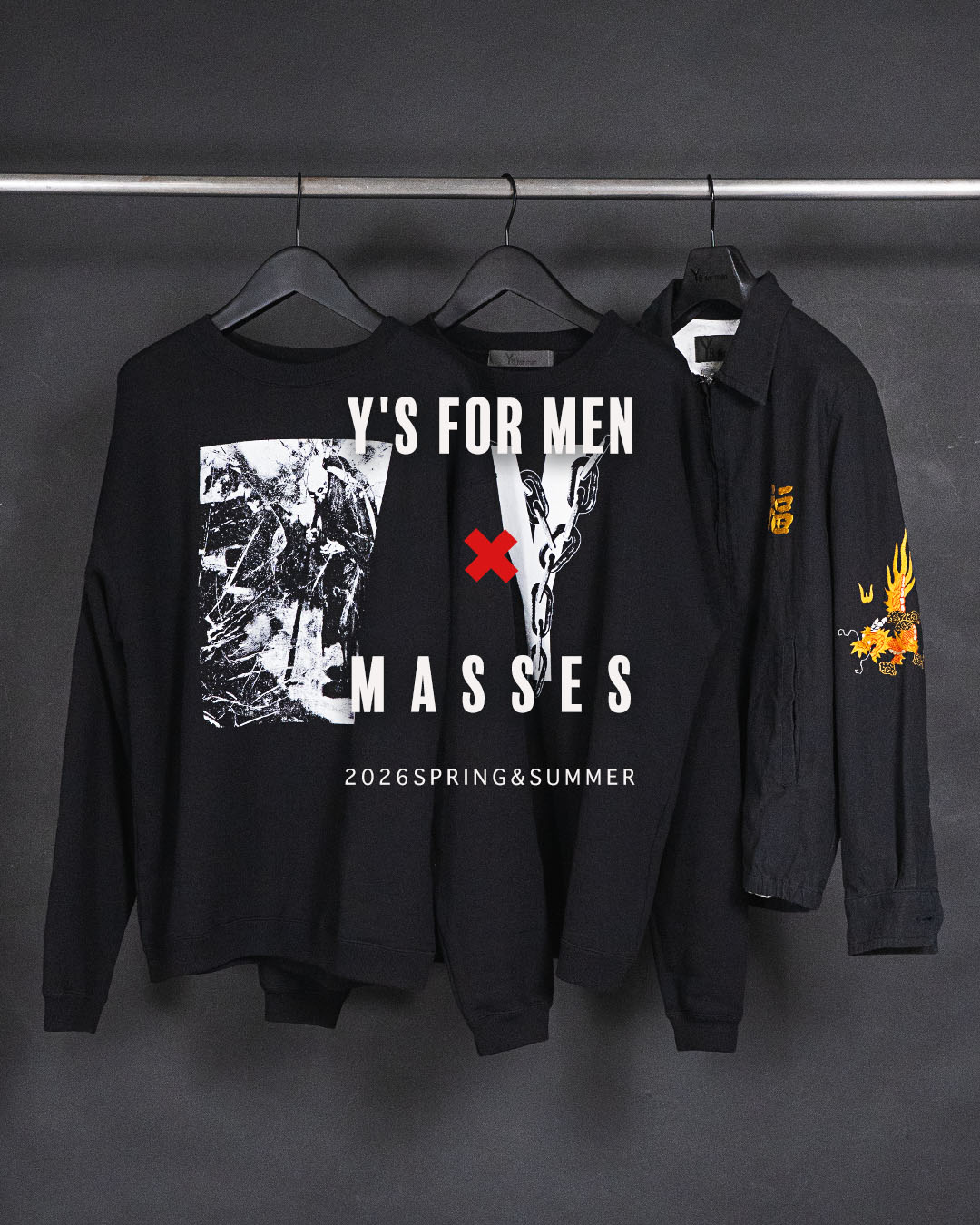 Y’s for men × MASSES 2026春夏