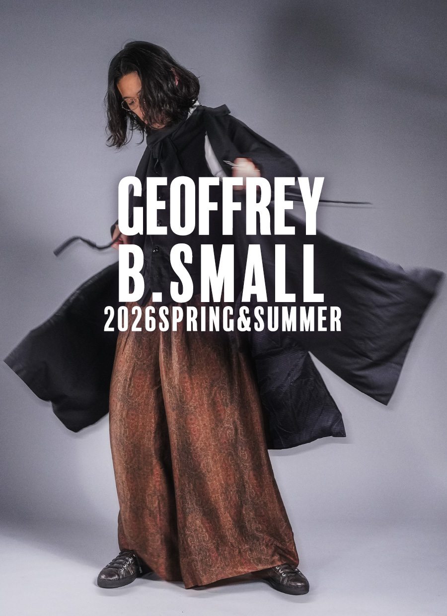 ジェフリー B.スモール 2026年春夏 発売開始